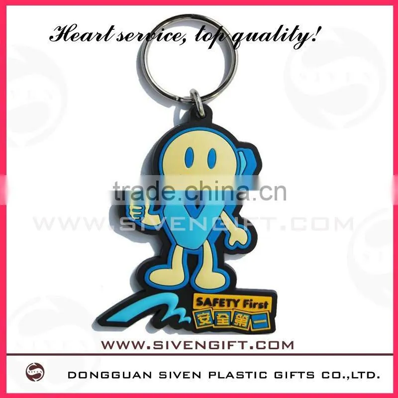rainbow pvc brooch for promotion gift