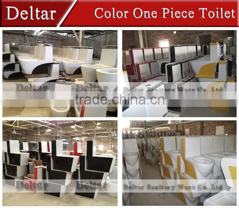 luxury bathroom design sanitary ware wc, green color toilet, washdown color toilet