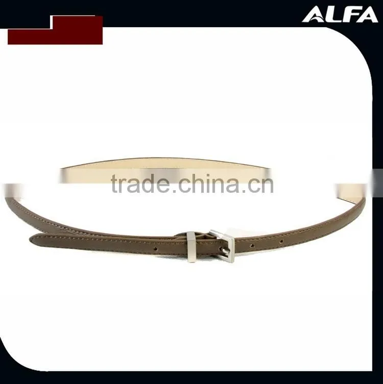 2013 Stable Quality Narrow Cheap Leather Belts