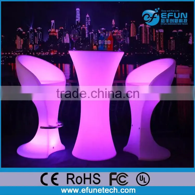 innovative outdoor/indoor night club lighting illuminated led table