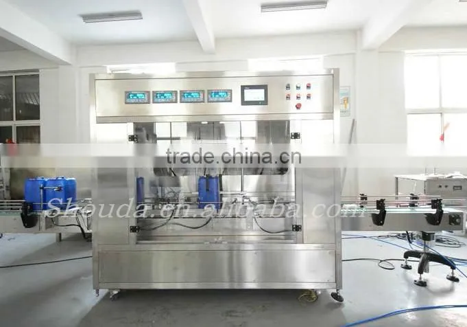 China Manufactureer Full automatic weighing filling capping machine