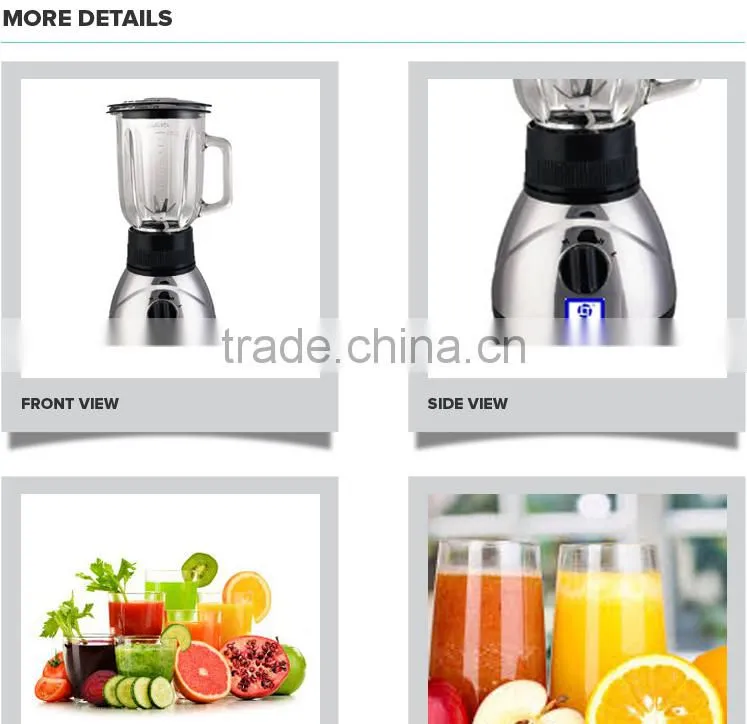 2016 CE 1.5 Liter Manual Panel for Commercial Glass Table Blender