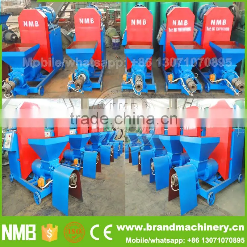 low energy consumption wood block manure briquette making machine
