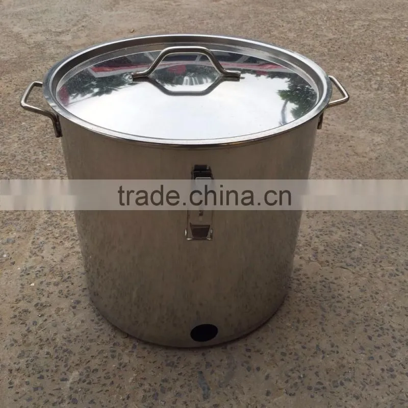 2016 new style food grade stainless steel honey storage barrel