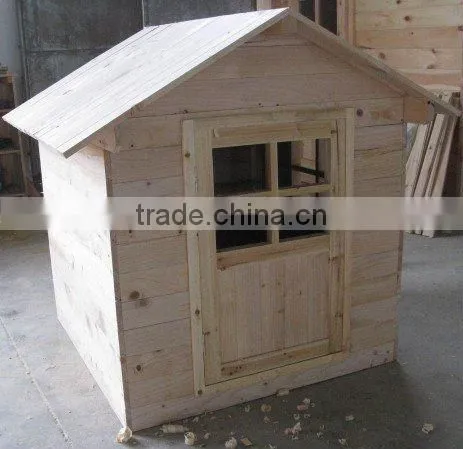 delicate wooden pet house