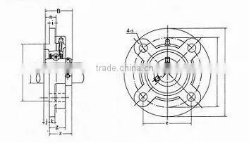 UCFC217 insert spider bearing