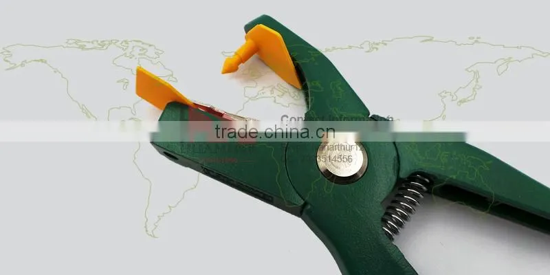 pig ear tag with TPU material in orange 32*32 mm