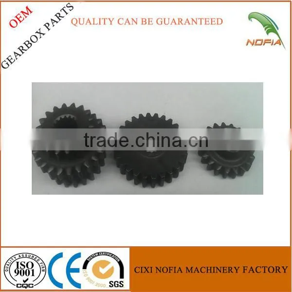 Duplex gear auto/motor engine transmission for harvester tiller