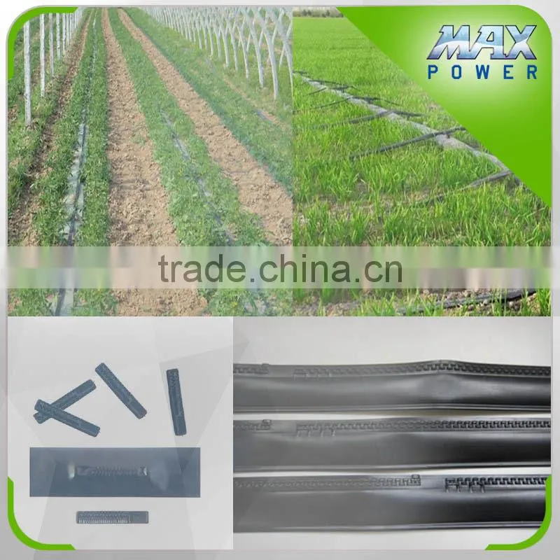 inner inlay drip irrigation belt with continuous flat dripper