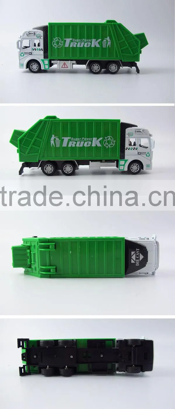 toy plastic garbage can, toy garbage trucks, garbage toy truck