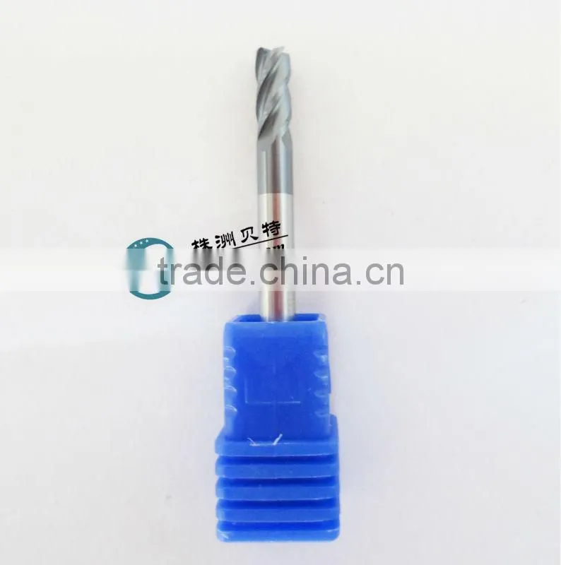 Carbide endmill cutters 4 flutes dia6.0mm hardness 45HRC