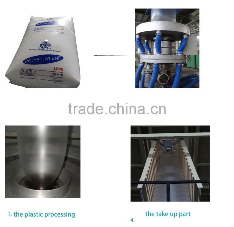 lldpe 2 layer blown film, aba blown film extrusion machine