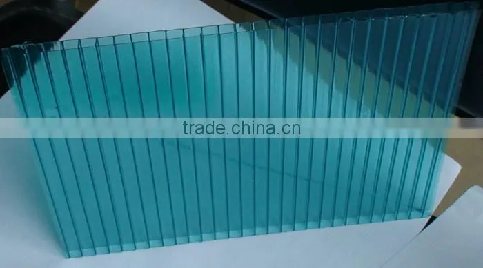 Hight light transmission polycarbonate hollow sheet for green house