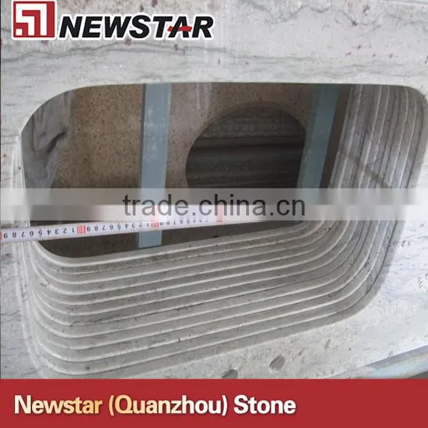 Newstar single sink granite vanity top