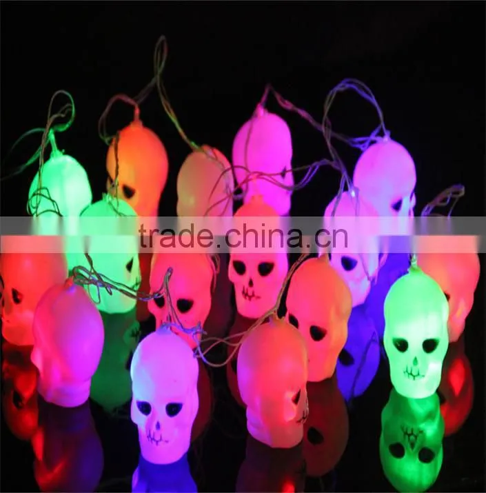 N93 3.5M Halloween Props Haunted House Supplies Bar Decoration 16 LED Pumpkin String Light Fairy lights Festival Lamp
