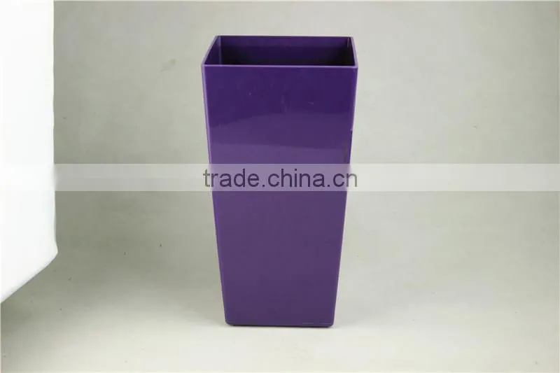 Home garden decorative cyan square type pots vases planters HP P02 13