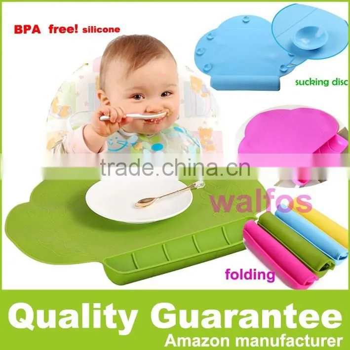 Durable Waterproof Portable Infant Tiny Diner Placemat for Baby Feeding