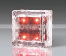 Solar Energy Products Frosted Glass Underground Paving Light With 4 Led H0228