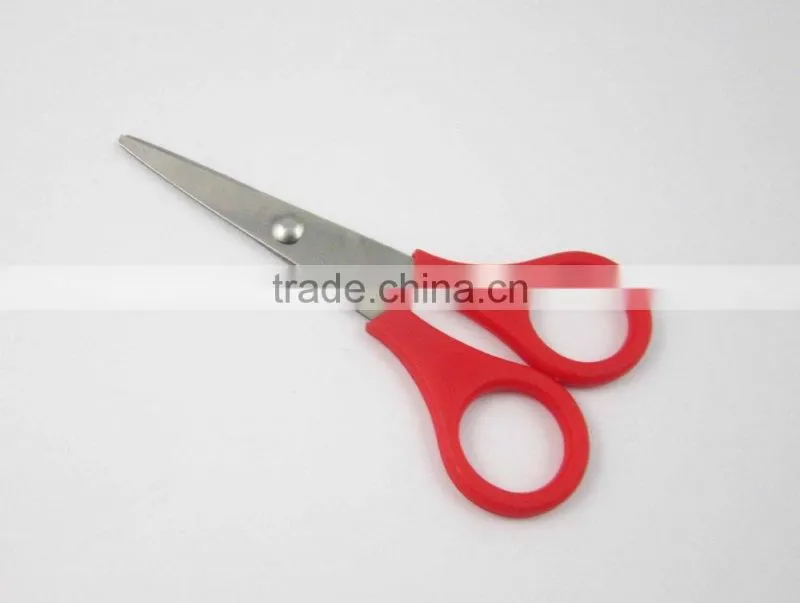 High Quality Red Handle Small Student Scissors