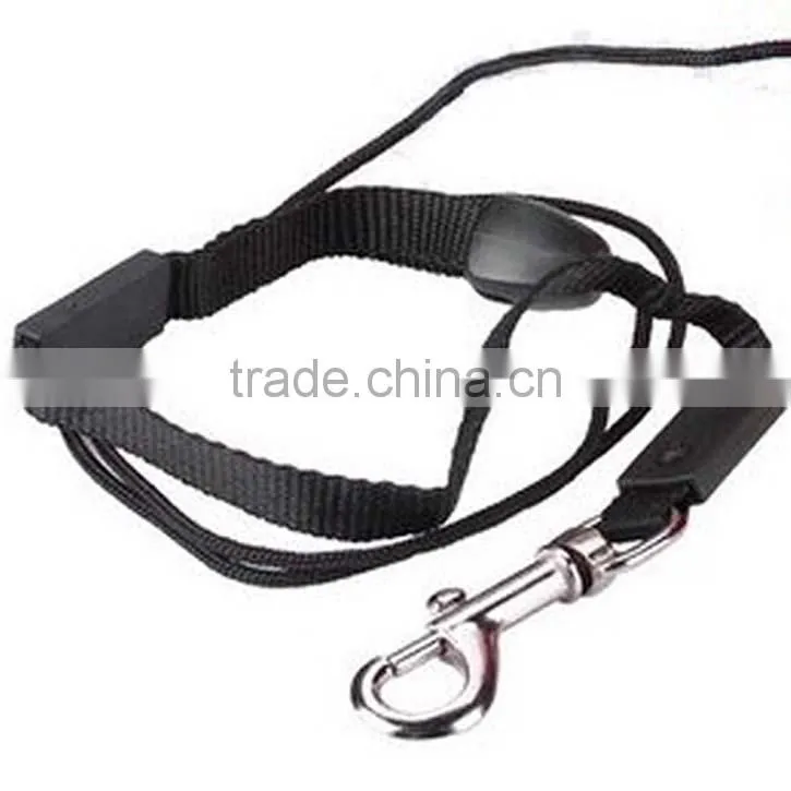 15ft Automatic Outdoor Retractable Dog Leash Hands Free Dog Leash With Bag flashlight LED Light
