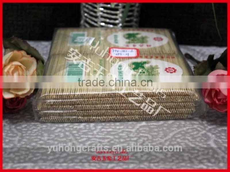 2014 Yuhong high quality bamboo toothpicks