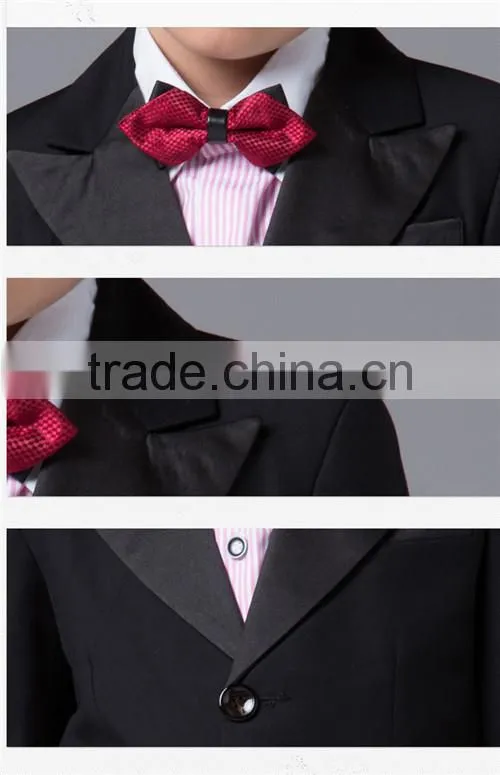 BOY'S TR STAIN LAPEL SUITS- JACKET&PANTS&VEST