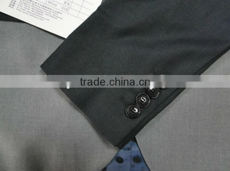 2013 Modern split joint grey and black suits