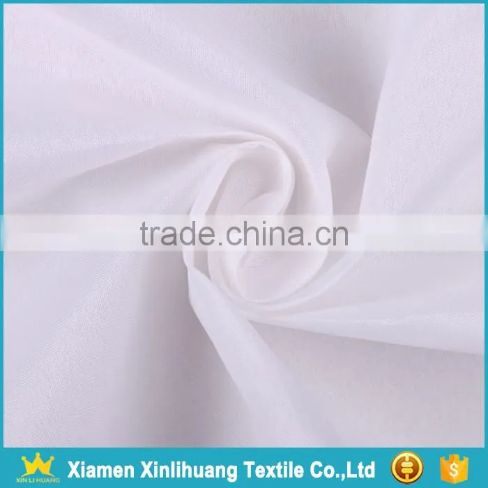 Factory Price Woven White 190T 100% Polyester Pongee Lining Fabric