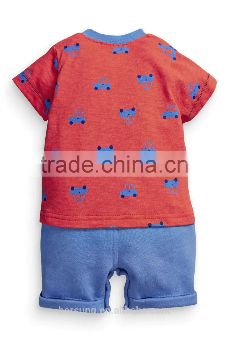 2015 Arrival Stylish Short Sleeve Onesie Bodysuit Newborn Cotton Clothes Baby Onesie