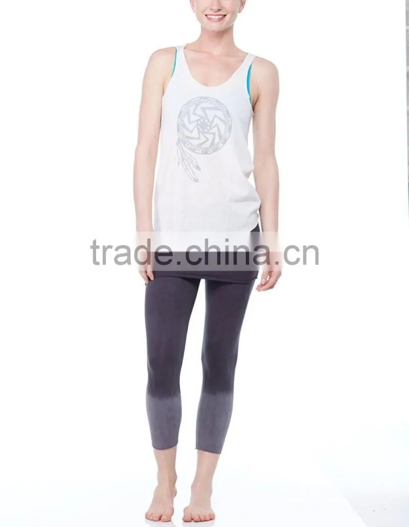 China supplier wholesale beautiful women sports vest plain gym vest