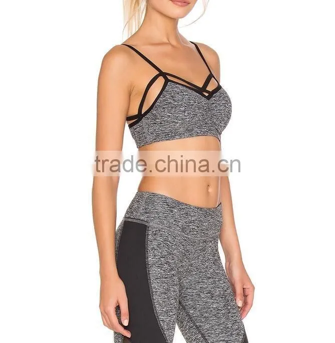 Comfortable fabric yoga sports bra/custom yoga pants women sets