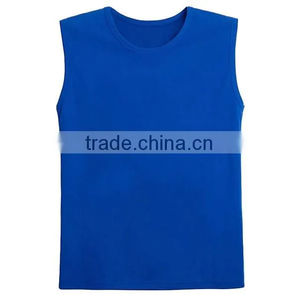 Custom Plain Dri-fit sleeveless t shirt for trainning T13351
