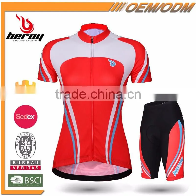 BEROY woman cycling clothing summer 2016,downhill bike rides suit short sleeve