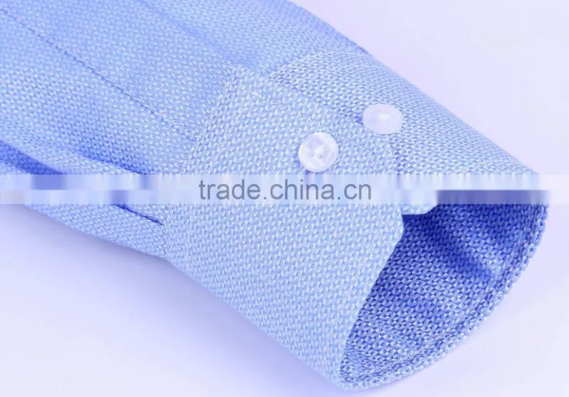2017 lastest style men office long sleeves shirts solid color