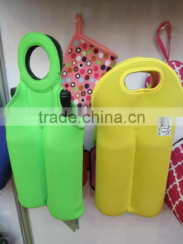 GR-B0195 high quality cheap price neoprene wine bag
