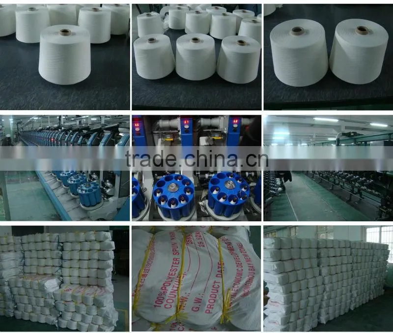 100% spun polyester yarn for sewing thread on paper cone