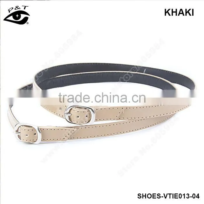 Removable Shoes Straps Detachable Shoe Strap Adjustable Leather Straps with Adjustable Buckle Shoes Accessories 12 Colors