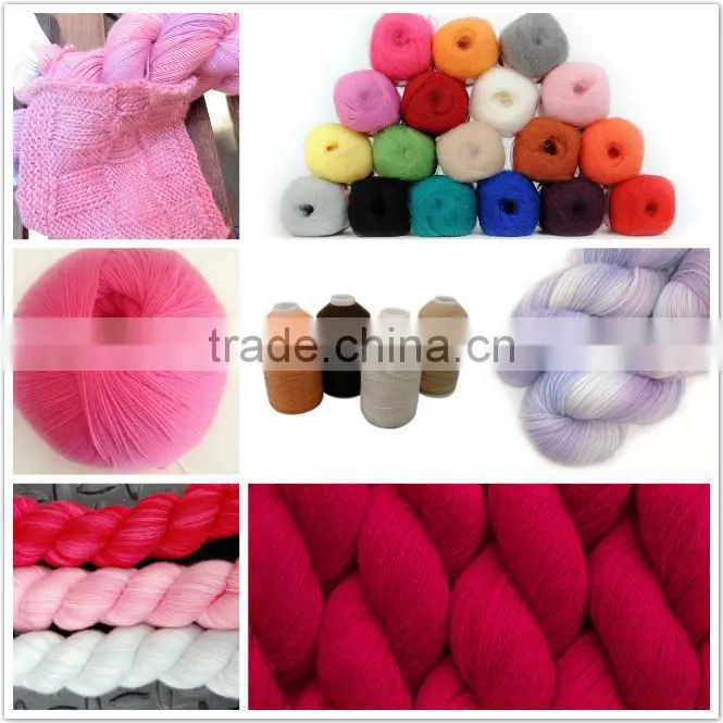 China best quality 100% hand knitting cashmere yarn