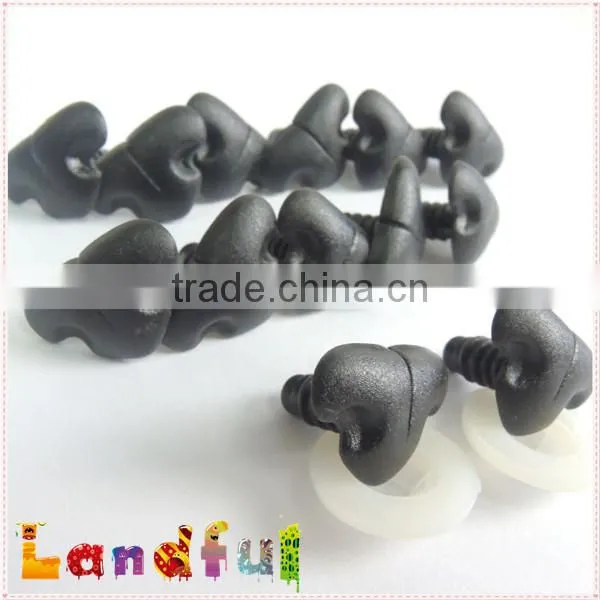 25*17mm Black Plastic Nose Stuffed Animals Nose
