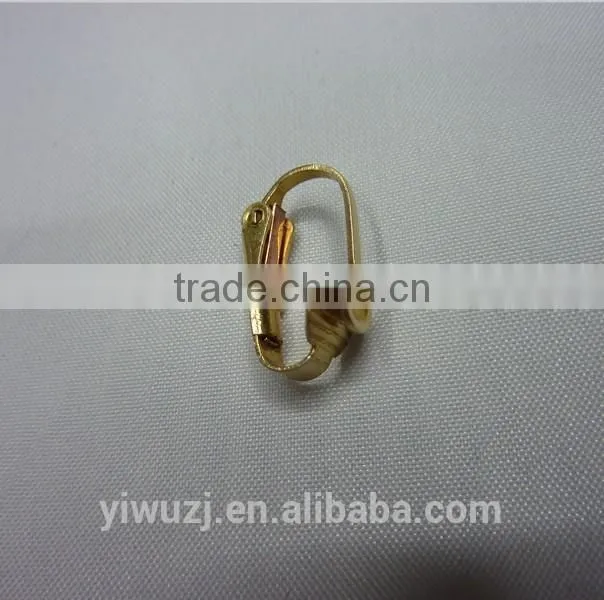 Cheap earring gold plated ear tops designs yiwu wholesale French clip earrings
