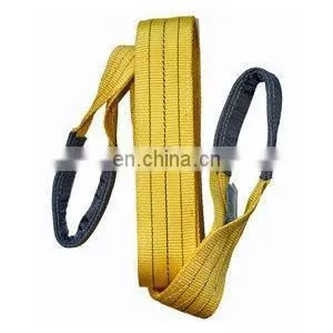 high quality strong flat polyester lifting slings webbing belt