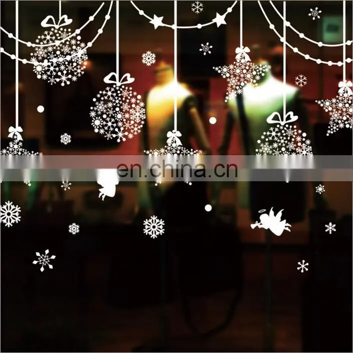 Snowflake Ball and Star Christmas Removable Window/Wall Sticker Christmas Decoration