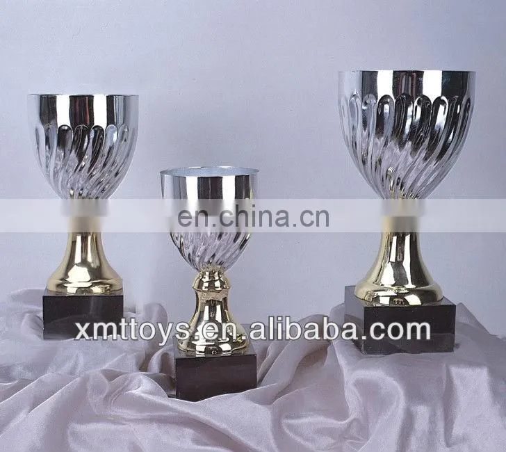 sports gold plate metal trophy cup
