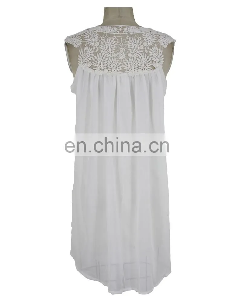 Factory Crochet Chiffon Pregnant Women Dress Maternity Wear