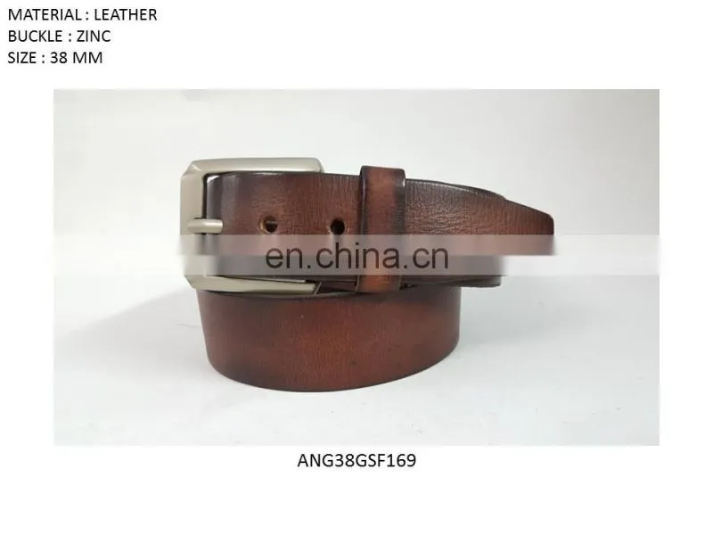Top Grain Leather belt manufacturer, top grain leather belt exporter