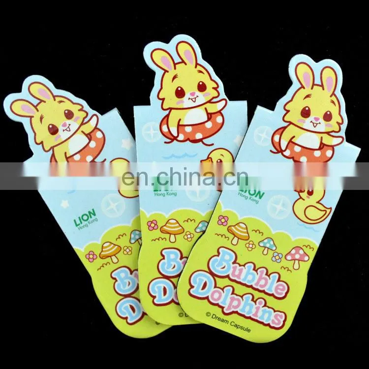 Factory wholesale custom die cut magnetic laminated bookmarks