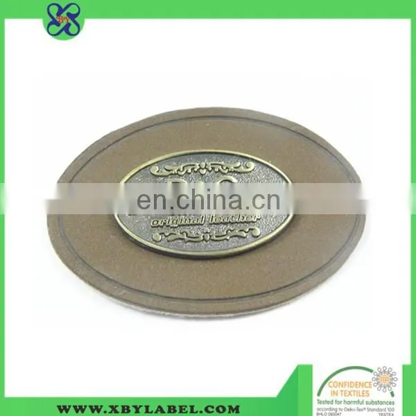 Jeans leather patches/ rubber badge silicone patch