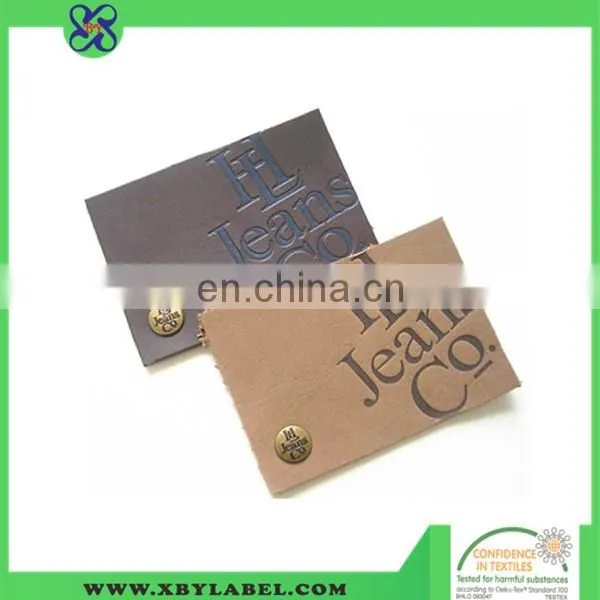 Jeans leather patches/ rubber badge silicone patch