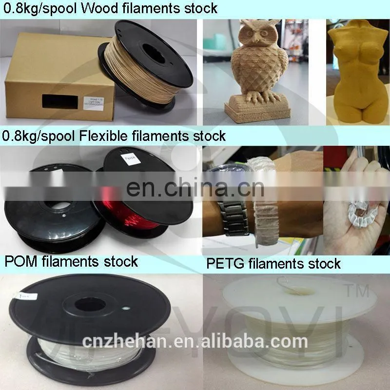 1.75mm 3.00mm wood material 3D printer filament extruder machine