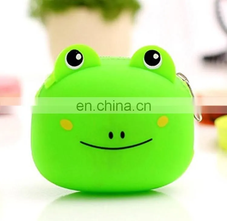 Ladies Clutch Coin Bag Custom Brand Change Money Wallet Promotional Silicone Purse